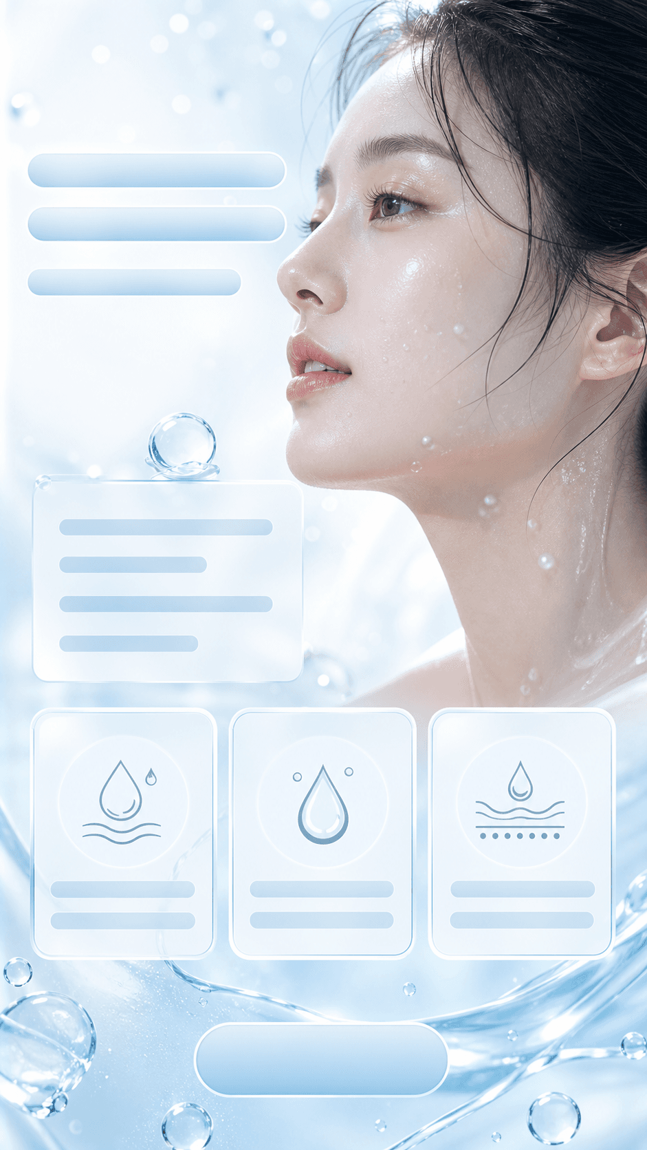 水光初体验分享模板预览