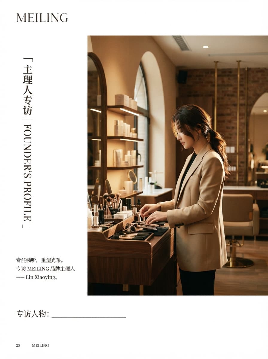 主理人形象模板预览